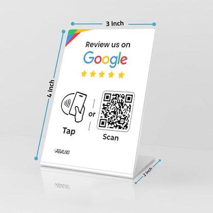 REVLIXI Google Review Stand -Boost Google Reviews w/Reusable Google Review Tap - Image 4