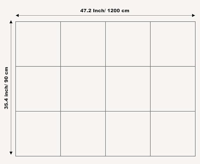DECORITA Green Cork Board Alternative | Giant Pin Board Notice Board | Felt - Image 3