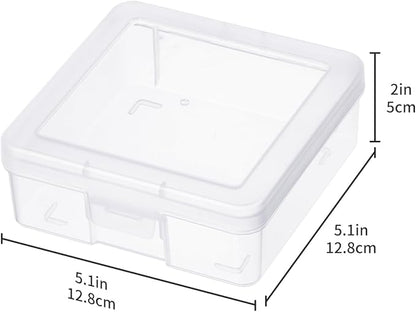 novelinks Stackable Plastic Clear Storage Box Containers - Image 3