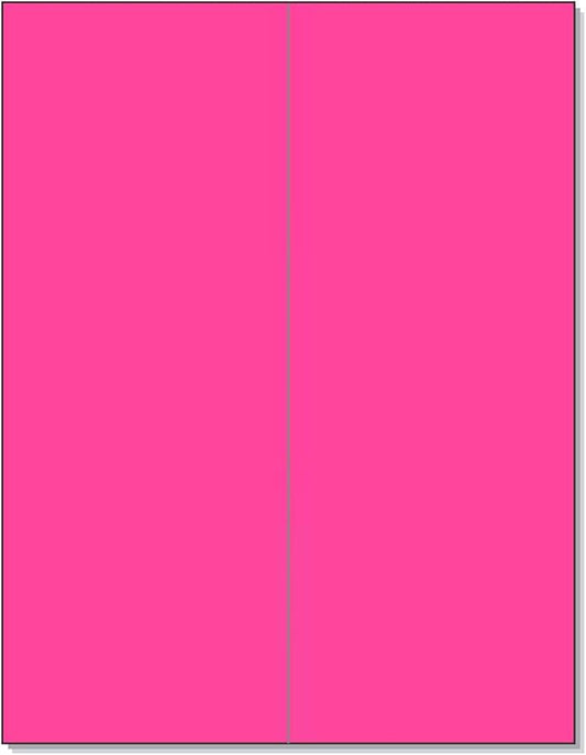 NextDayLabels - 8-1/2 x 11 Neon Color High Light Fluorescent Labels by NextDayLabels