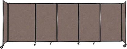 Versare Straightwall Sliding Portable Wall Partition | Freestanding Office by VERSARE