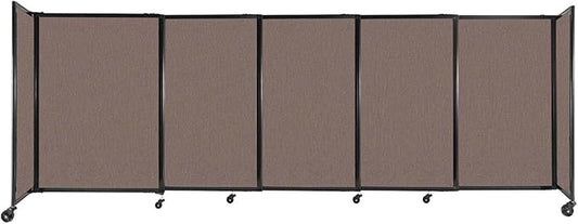 Versare Straightwall Sliding Portable Wall Partition | Freestanding Office by VERSARE