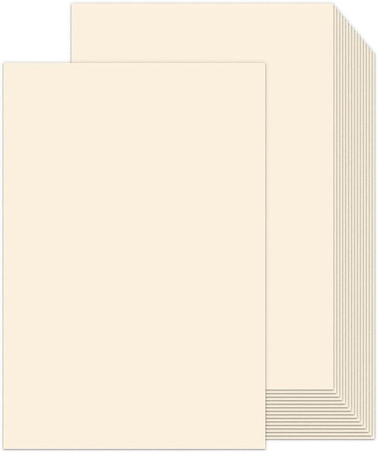 Cream Blank Cover Stock 11x17 100 Sheets Thick Card Stock, Goefun 80lb Ivory by Goefun
