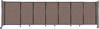 Versare Straightwall Sliding Portable Wall Partition | Freestanding Office by VERSARE