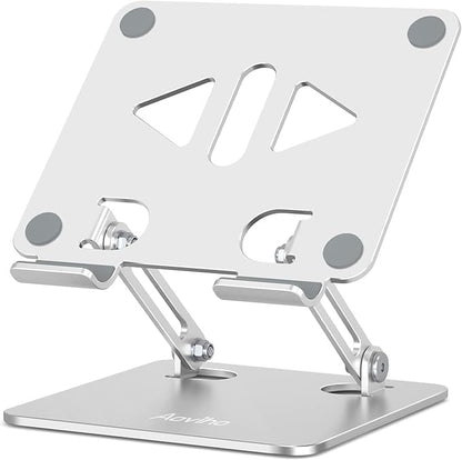 Aoviho Tablet Stand Holder for Desk, Adjustable Desktop Tablet Holder, Foldable by Aoviho