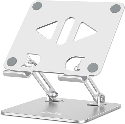 Aoviho Tablet Stand Holder for Desk, Adjustable Desktop Tablet Holder, Foldable by Aoviho