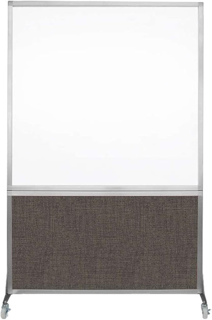 DivideWrite Mobile Whiteboard | Double Sided Dry Erase Board | Portable Office by VERSARE