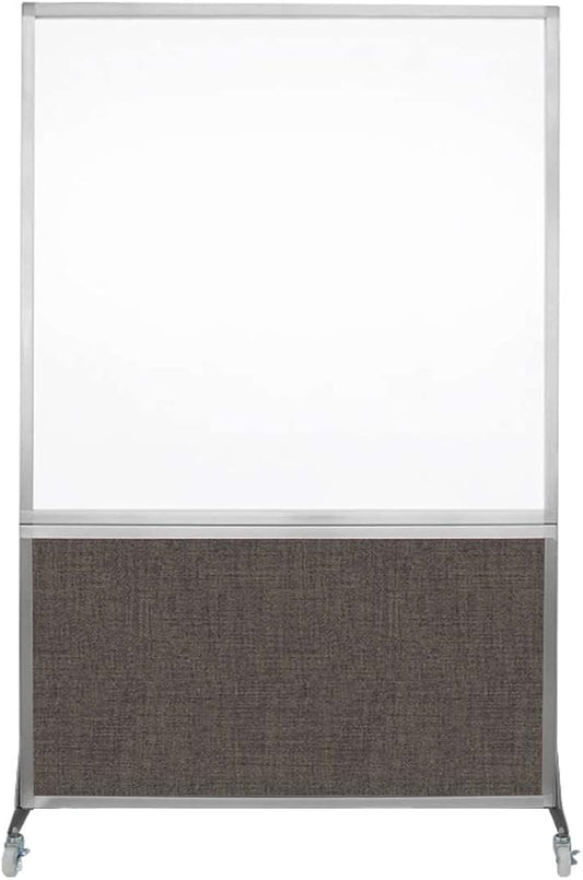 DivideWrite Mobile Whiteboard | Double Sided Dry Erase Board | Portable Office by VERSARE