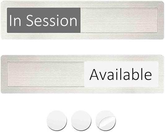 In Session or Available Sign, Vacant Occupied Indicator by LoYinLo