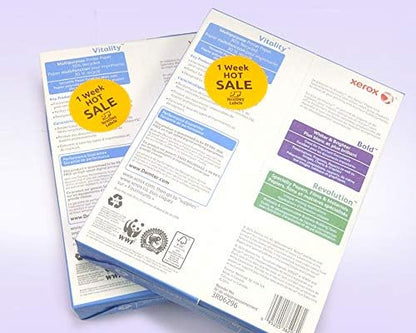 NextDayLabels Pack of 50 Sheets, 8-1/2 x 11" Fluorescent Labels - Image 3