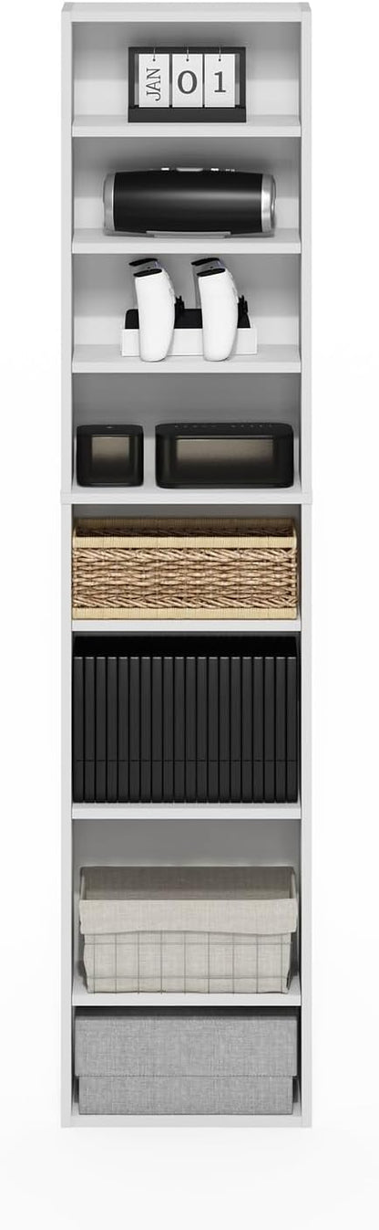 Furinno Indo DVD Shelf, 8-Tier CD Rack, Media Shelf - Image 6