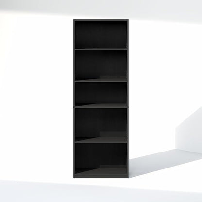 Furinno GEHRY DVD Shelf, 5-Tier CD Rack, Media Shelf - Image 6