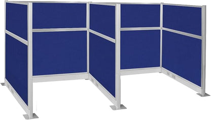 Versare Pre-Configured Hush Panel Electric Cubicle | Workstation Divider Walls by VERSARE