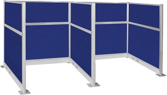 Versare Pre-Configured Hush Panel Electric Cubicle | Workstation Divider Walls by VERSARE