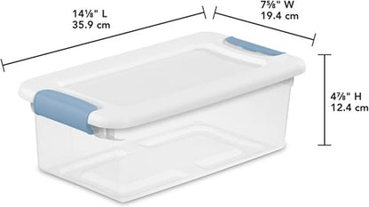 Sterilite 24-Pack Latching Box, Under Bed Storage Bins - Image 2