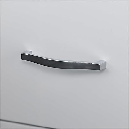 Lorell LYS SOHO Box/File/File Mobile White File Cabinet, 3 Drawer, 26.5 x 14.3 - Image 8