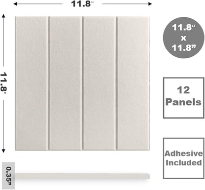 DECORITA Felt Bulletin Board Tiles | Modern Cork Board Alternative | Large Cork - Image 2