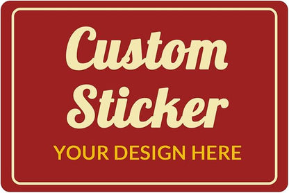 100-500 Pcs Custom Stickers Personalized Labels by Bemumley