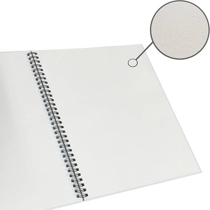 GIFTEXPRESS Pack of 12 Letter Size Sketch Book Bound Spiral Premium Sketch Pads - Image 2