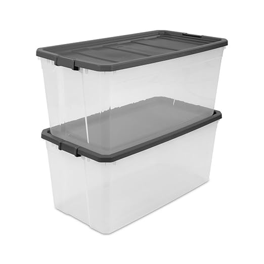 Sterilite 9-Pack Modular Stacker Box, Durable Clear Plastic Storage Bins - Image 8