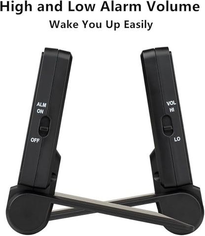 FAMICOZY Small Folding Digital Travel Alarm Clock - Image 4