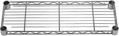 Shelving Inc. 8" d x 24" w Chrome Wire Shelving - Image 3