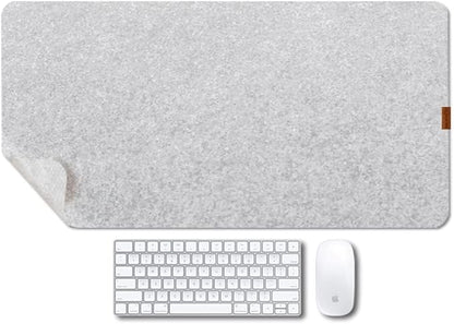 Bright Stone Felt Desk Mat, Non-Slip Mouse Pad, 31.5"x15.7" Office Supplies by BRIGHTSTONE