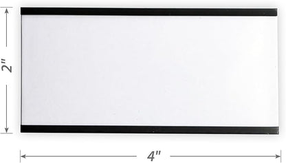 SmartSign Magnetic 'C' Channel Label Holders | 2" x 4" - Image 3