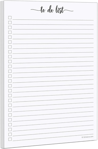 321Done To Do List Notepad, Made in USA by 321Done