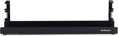 StarTech.com Under Desk Cable Management Tray, Length Adjustable, Clamp-On - Image 3