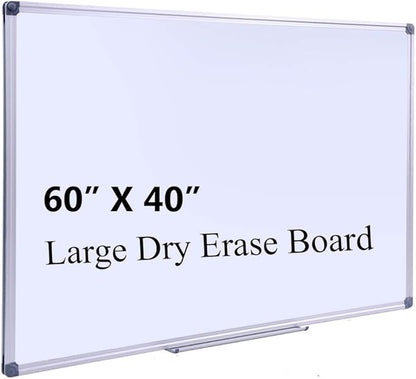 60" x 40" Magnetic Dry Erase Whiteboard by DexBoard