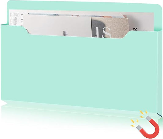 Feifeiya Magnetic Pocket File Holder Large File Folder Organizer Paper Mail by Feifeiya