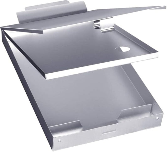 Sunnyclip Metal Clipboard with Storage, Aluminum Three-Tier Box Clipboards by AiqooOfficeProduct