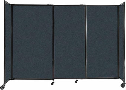 Versare Straightwall Sliding Portable Wall Partition | Freestanding Office by VERSARE