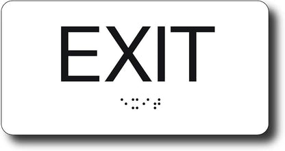 ADA Compliant Sign with Braille - Image 2