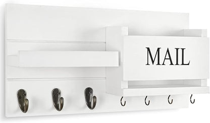 Lwenki Mail Organizer for Wall Mount – Key Holder - Image 2