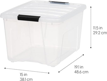 IRIS USA 40 QT Plastic Storage Box - Image 2