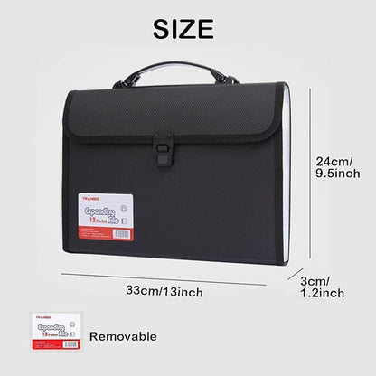 2 Pack 12 Pockets Accordion File Organizer - Image 2