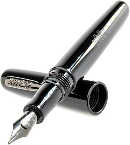 Conklin All American Fountain Pen in Black – Medium Nib, Timeless Design & by Conklin