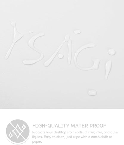 YSAGi Non-Slip Leather Desk Pad L Size, Waterproof Laptop Computer Desk - Image 4