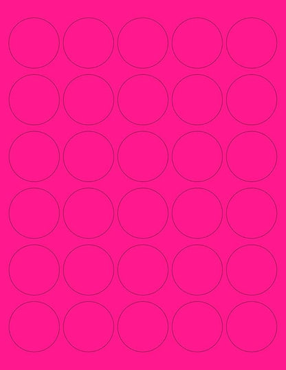 NextDayLabels - 8-1/2 x 11" Neon Color High Light Fluorescent Labels by NextDayLabels