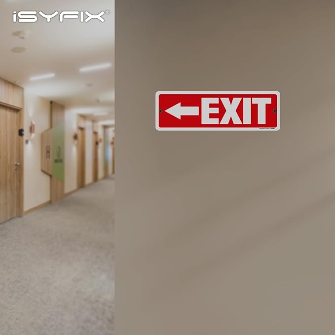 iSYFIX Exit Signs 2 Pack 12x4 Inch - Image 7