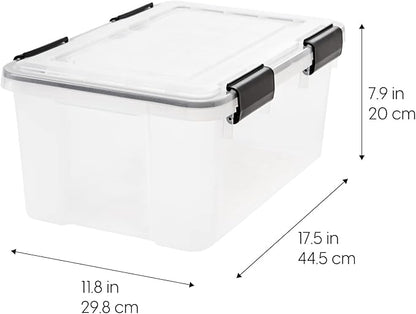 IRIS USA WeatherPro 19 Qt Storage Bins - Image 2