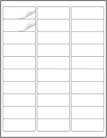 Methdic Address Labels 1" x 2-5/8" 900 Labels Sticker Paper by Methdic