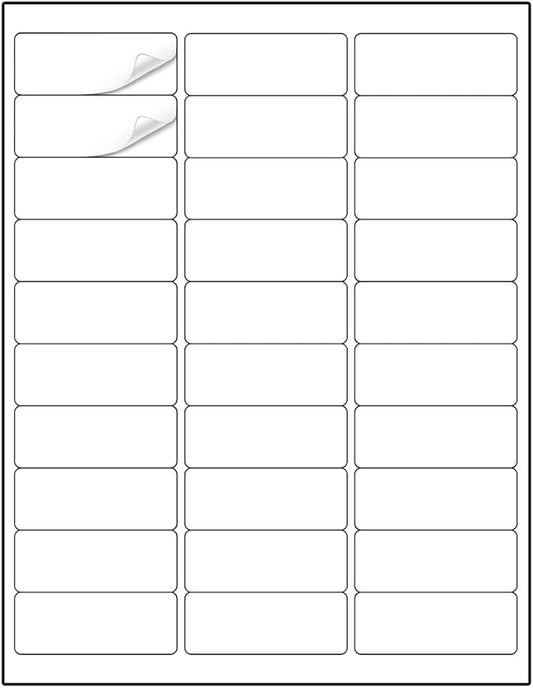 Methdic Address Labels 1" x 2-5/8" 900 Labels Sticker Paper by Methdic