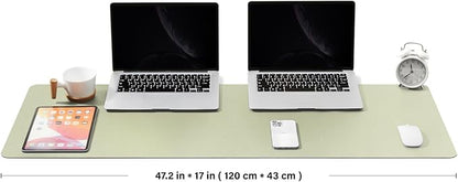 Large Desk Mat - 47.2"x 17" Non-Slip PU Desk Pad - Image 2