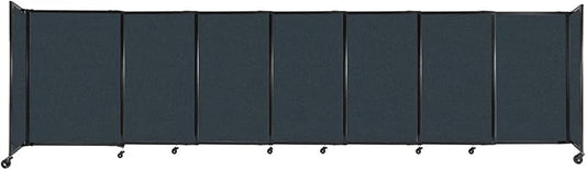 Versare Straightwall Sliding Portable Wall Partition | Freestanding Office by VERSARE