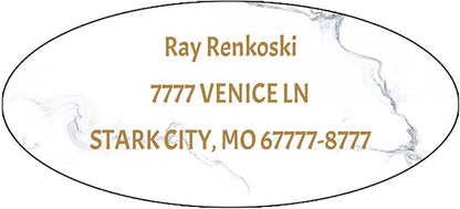 Made in USA Custom Return Address Stickers Labels Customized Mailing Label by HOOKAH+SUN