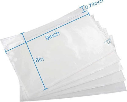 Coopaty 6" x 9" Adhesive Packing List Envelopes Clear Plastic Mailing Shipping - Image 4