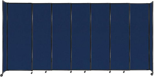 Versare Straightwall Sliding Portable Wall Partition | Freestanding Office by VERSARE